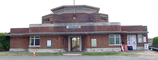 Pillbox on Bishopstone Station