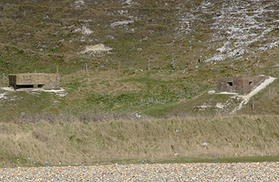 Non-standard and Type 23 pillboxes at Cuckmere Haven