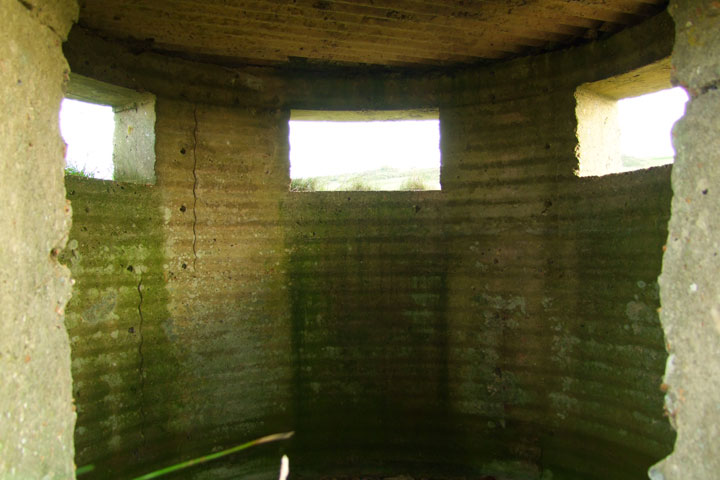 Bunkers on a golf course