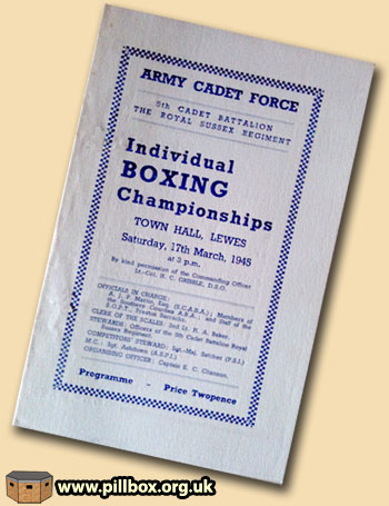 Wartime sport in East Sussex