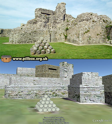 Pevensey Castle Model