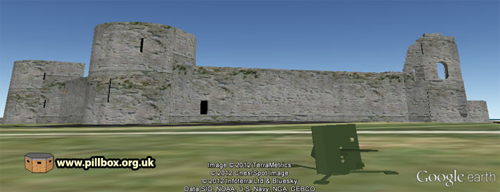 Pevensey Castle Model