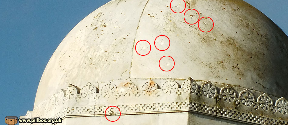 Who shot at the Chattri memorial?