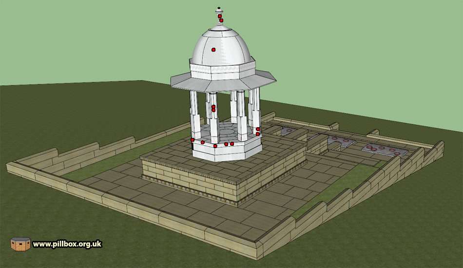 Who shot at the Chattri memorial?