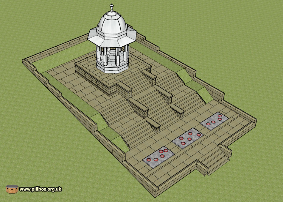 Who shot at the Chattri memorial?