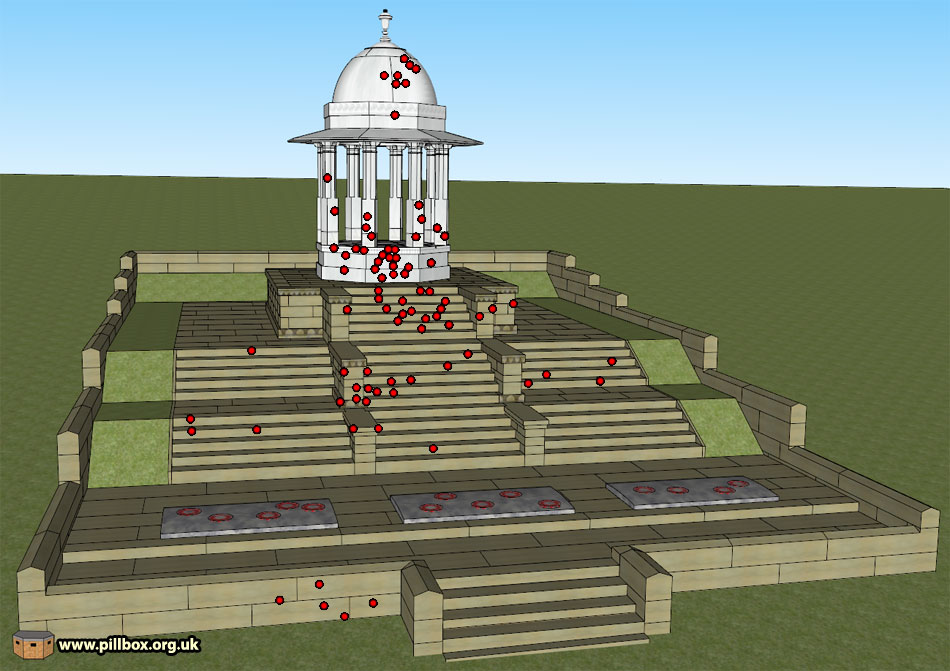 Who shot at the Chattri memorial?