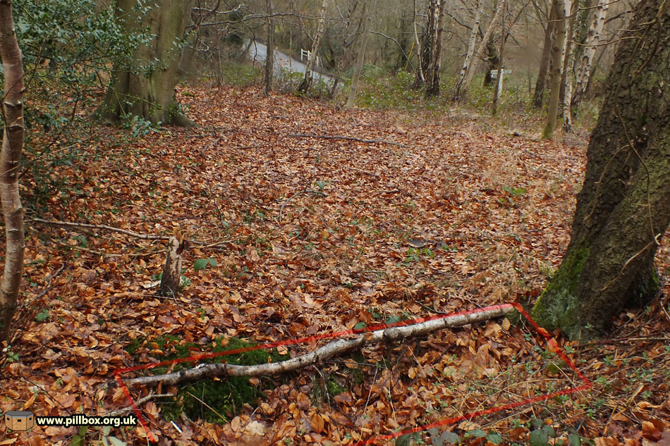 Canadian TEWT, German roadblock, British trenches
