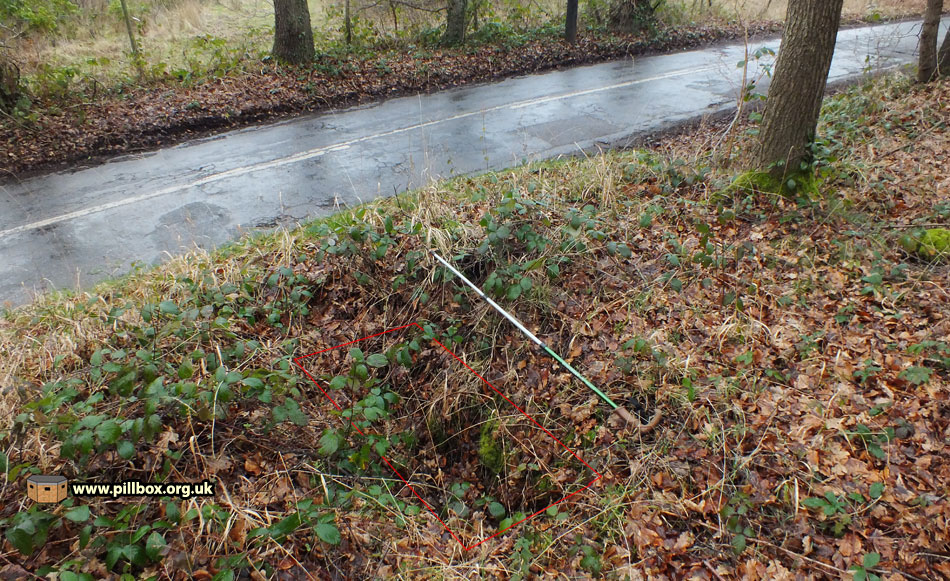 Canadian TEWT, German roadblock, British trenches